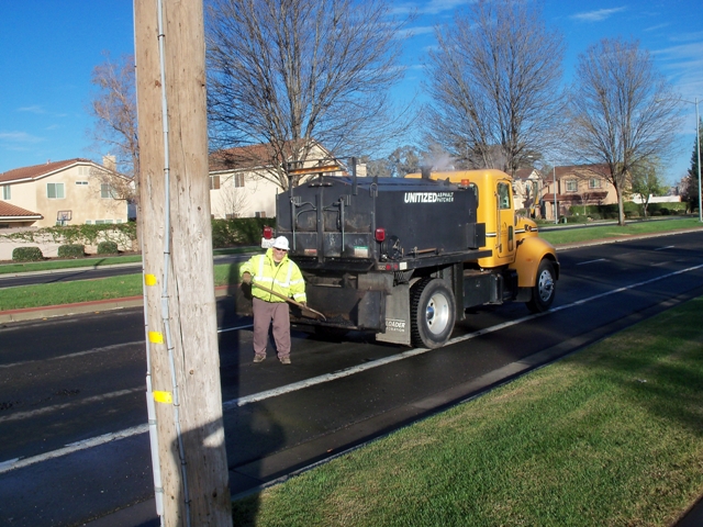 Worker with truck