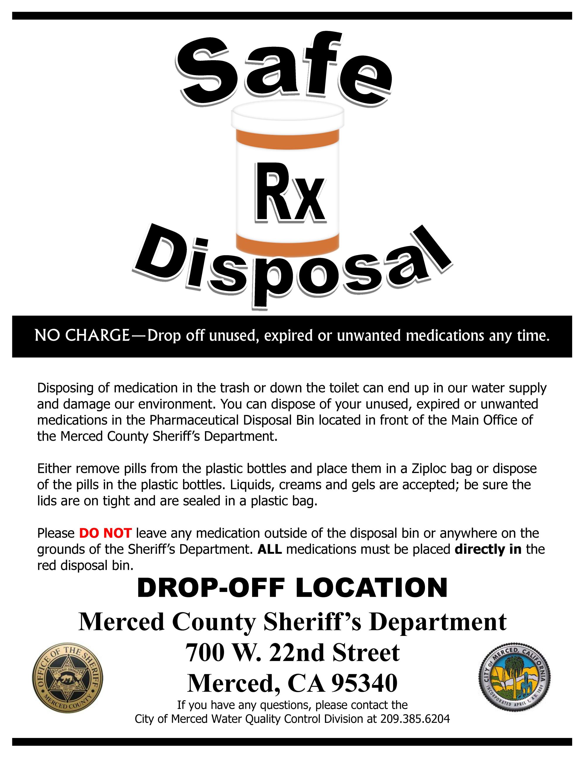 Rx Disposal Flyer (English)