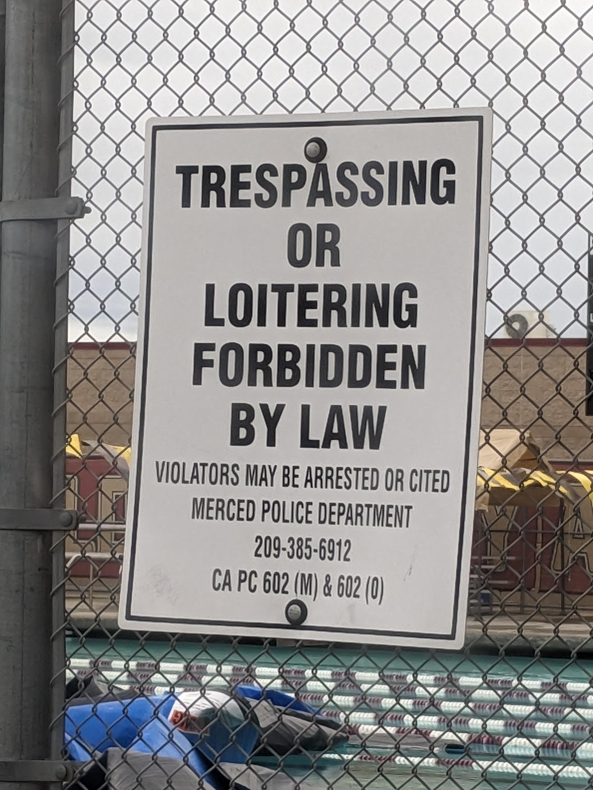 No Trespassing Sign