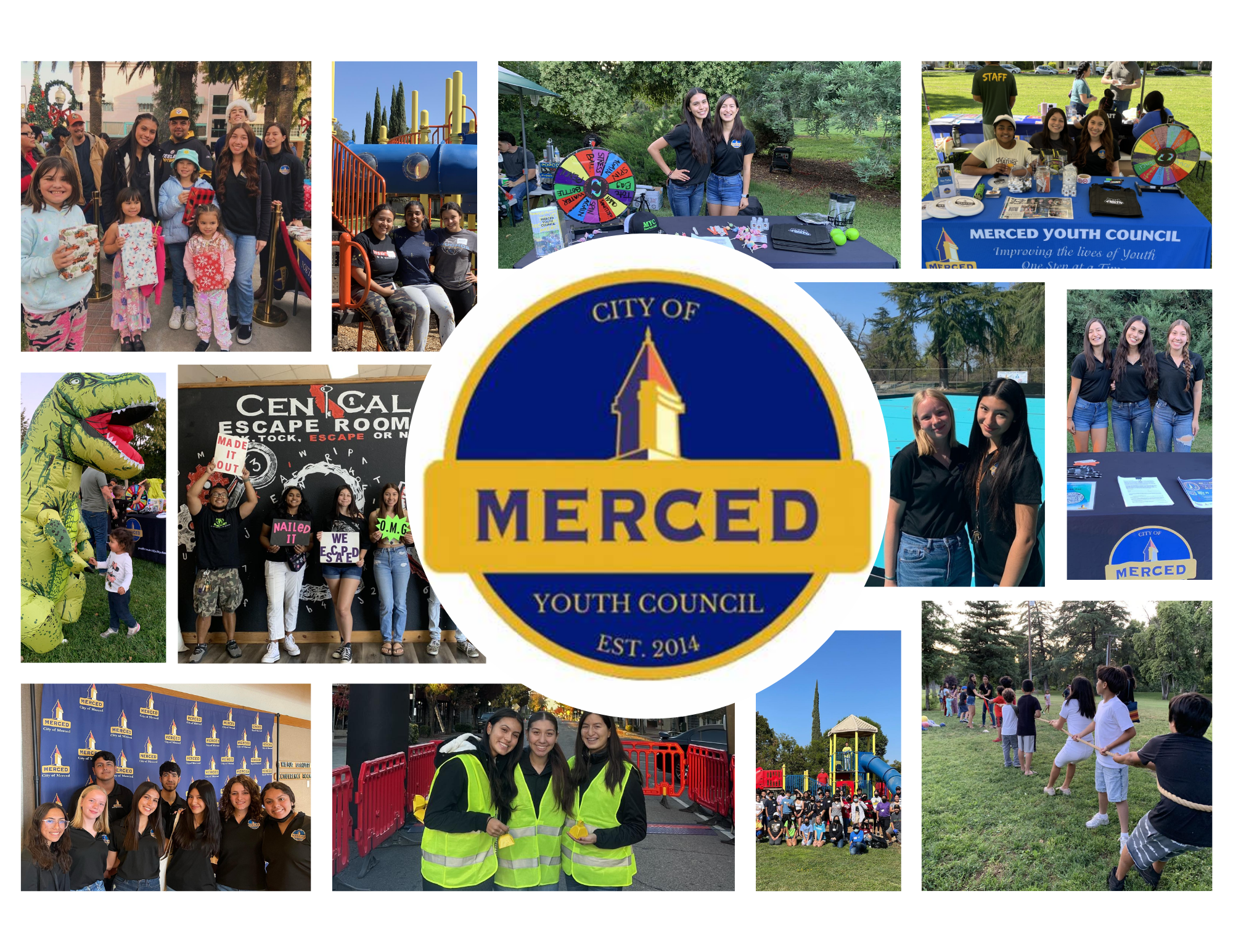 Youth Council Website Collage