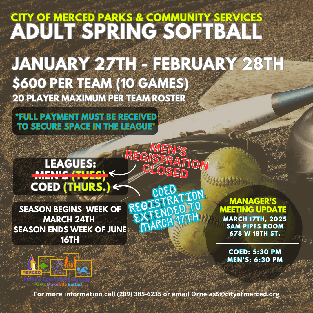 2025 Adult Softball Spring Flyer (2)